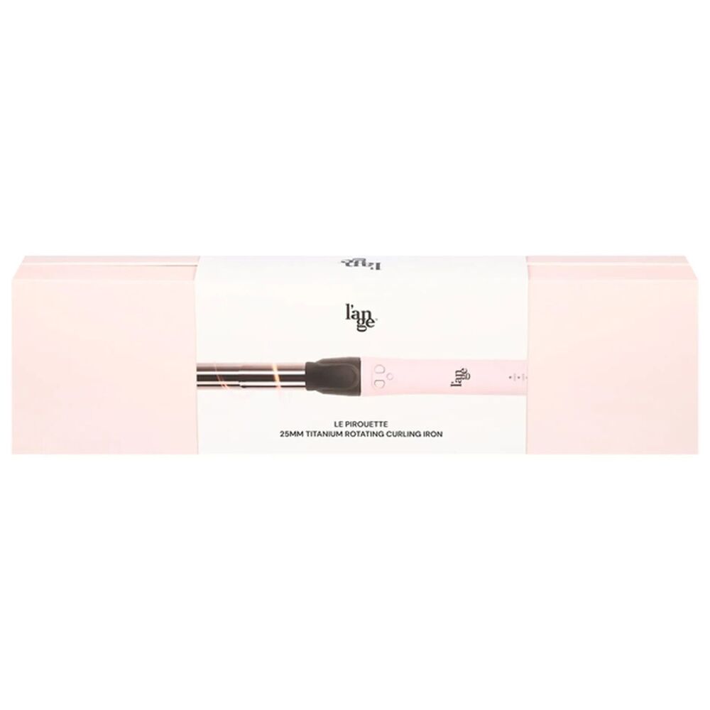 l’ange: Blush 25mm (1”) Le Pirouette Titanium Rotating Curling Iron New -SEE PIC